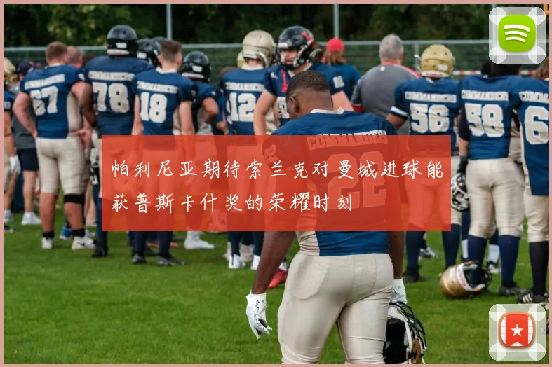 帕利尼亚期待索兰克对曼城进球能获普斯卡什奖的荣耀时刻